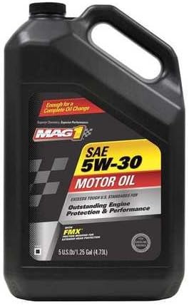 Motor Oil, 5W-30, 5 Qt. Mag 1