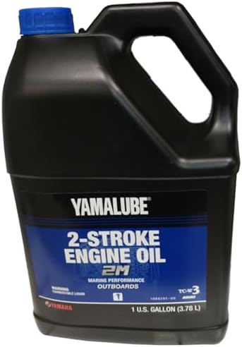 Yamaha OEM, Yamalube 2M Marine 2 Stroke Engine Oil - Gallon, LUB-2STRK-M1-04 Yamaha