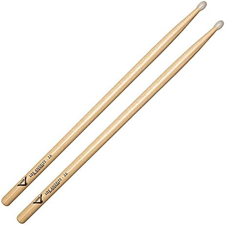 Барабанные палочки Vater 5A с нейлоновым круглым наконечником, пара, сбалансированные, для быстрой атаки Vater