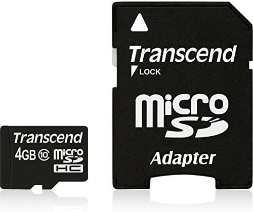 Transcend TS4GUSDHC10 4 GB microSD High Capacity (microSDHC) - Class 10 - 1 Card Transcend