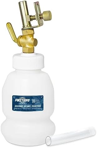 FIRSTINFO A1155 Patented 1 Liter Brake Service/Universal Automatic Brake Fluid Dispensing Refilling Bottle Bleeder Bottle Firstinfo Tools Fit Your Needs