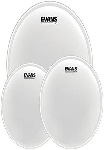 Пластики для ударной установки Evans UV1, 12", 13", 16" и 14" с покрытием для малого барабана Evans