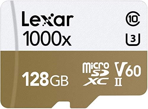 Lexar Professional 1000x 32GB microSDHC UHS-II Card w/ Adapter, Up To 150MB/s Read (LSDMI32GCBNA1000A), black, white and khaki Lexar