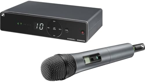 Sennheiser Pro Audio XSW 1-825-A Vocal Wireless Microphone, A Range 548-572 MHz, Black, medium Sennheiser