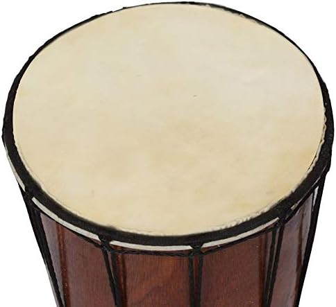 Bongo Drum Head Buffalo 2Pcs Faux Leather Consistent Clear Sound Accessory for African Drums Bongos (8.5 Inches) for -Bongo Replacement Heads Keenso