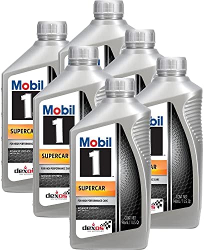 Mobil 1 ESP 5W-50 Full Synthetic Super Car Motor Oil (6 Quarts), (127372) Mobil