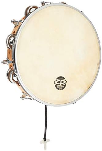 CP391 10" Tunable Tambourine, Wood Latin Percussion