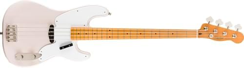 Squier Classic Vibe 50s Precision Bass, White Blonde, Maple Fingerboard Fender