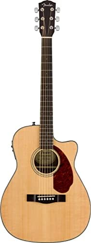 Fender CC-140SCE Concert Cutaway Acoustic Guitar, Natural, with Case Fender