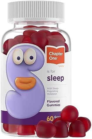 Zahler - Chapter One Sleep Melatonin Gummies for Kids & Adults (60 Flavored Gummies) - 2.5 mg Melatonin Gummy - Kids Melatonin Kosher Sleep Gummies - Natural Kids Melatonin Gummy for Sleeping Zahler