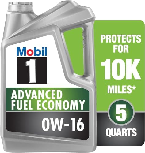 Mobil 1 0W-20 Advanced Fuel Economy Full Synthetic Motor Oil, 5 qt. 2 Pack Mobil