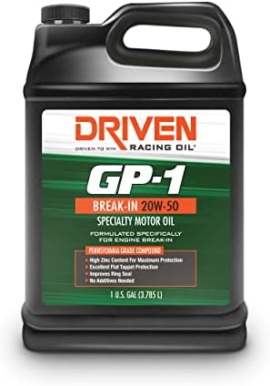 Моторное масло для обкатки Driven Racing Oil GP-1 20w-50 (3,78 л) для нового двигателя Driven Racing Oil