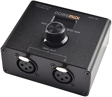 MIDI To DMX Controller (MTD-1024) Can Convert MIDI Messages To DMX Messages DOREMiDi