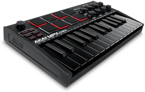 AKAI Professional MPK Mini MK3 - 25 клавишный USB MIDI контроллер с 8 подсвечиваемыми ударными пэдов и программами для продюсирования музыки Akai Professional