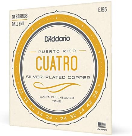 D'Addario EJ96 Cuatro-Puerto Rico Strings D'Addario