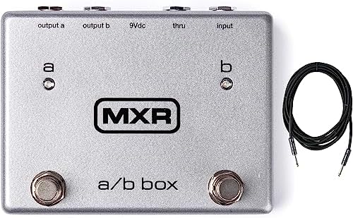 MXR M196 A/B Box Селекторный педальный пакет с кабелем для инструмента 3 м Briskdrop