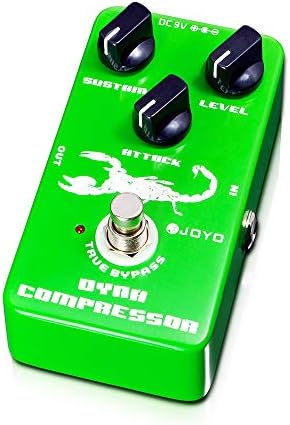 Эффект-педаль JOYO Dyna Compressor, модель JF-10 для электрогитары и бас-гитары, классическая имитация Ross, низкий уровень шума, True Bypass JOYO