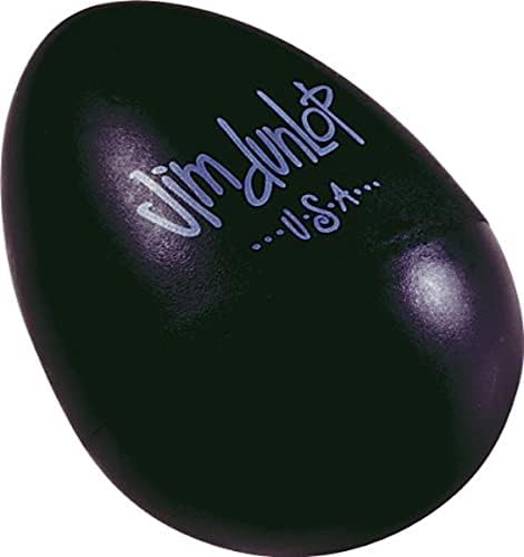 Dunlop 9103TBK Egg Shaker, Black, 2/Pack JIM DUNLOP