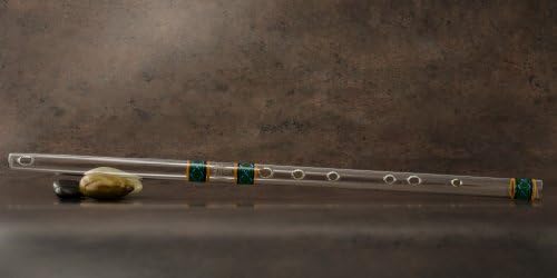 Hall Crystal Flute 22291 - Offset Glass Flute in D - Bristol Celtic Hall Crystal Flutes