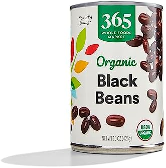 365 by Whole Foods Market, Beans Black Organic, 15 Ounce 365 by Whole Foods Market