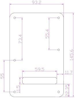 KAISH 11 Hole ST/Strat Style HSS Pickguard with ST Back Plate Tremolo Trem Cover for USA/Mexico Stratocaster/Strat Abalone Pearl KAISH