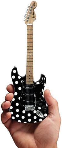 Миниатюрная реплика гитары Axe Heaven Fender Stratocaster(TM) - Черная в горох для коллекции, 1:4, с аксессуарами Axe Heaven