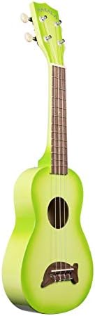 Kala Brand Music Co. Makala Dolphin, 4-String Ukulele, Green Apple Burst, Soprano (MK-SD/GRNBURST) Kala