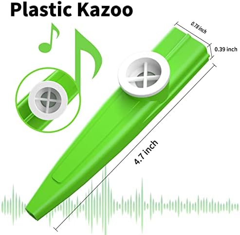 120 pcs 8 Colors Plastic Kazoos Musical Instruments for kids, Operation Christmas Child Shoebox Bulk Items, Perfect for Fun Gathering & Gift Price Party Favor Gift Bag Fillers Luenghaoyun