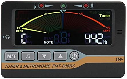 Метрометр и тюнер Tiiyee с ЖК-дисплеем 3 в 1, генератор тонов, хроматический тюнер и клипса для духовых инструментов Tiiyee