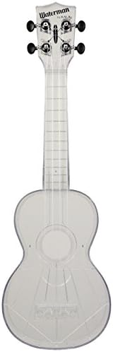 Kala Brand Music Co. The Waterman, 4-String Ukulele, Right, Transparent, Soprano (KA-SWT) Kala