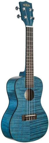 Kala Blue Exotic Mahogany, 4-String Ukulele, Right-Handed, Concert (KA-CEMB : KACEMB2006) Kala