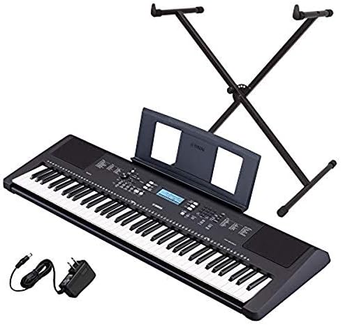 Портативная клавиатура Yamaha PSR-EW310 на 76 клавиш для начинающих пианистов с возможностью подключения через USB Yamaha