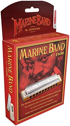 Hohner Marine Band Harmonica, Key of Bb Hohner