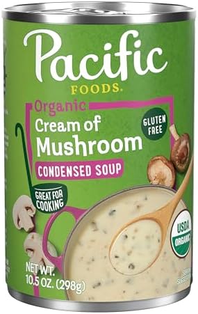 Pacific Foods Organic Cream of Mushroom Soup, 10.5 oz Can Pacific Foods