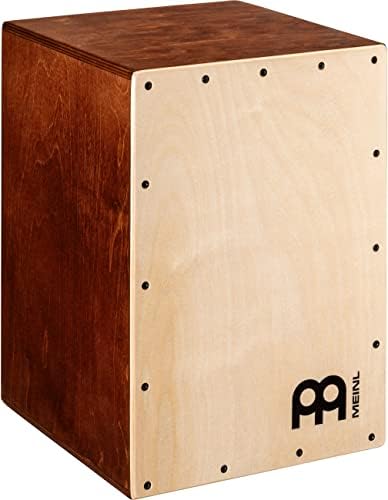 Meinl Percussion Jam Cajon Box Drum with Snare and Bass Tone for Acoustic Music — Made in Europe — Baltic Birch Wood, Play with Your Hands, 2-Year Warranty (JC50LB) Light Brown Meinl Percussion