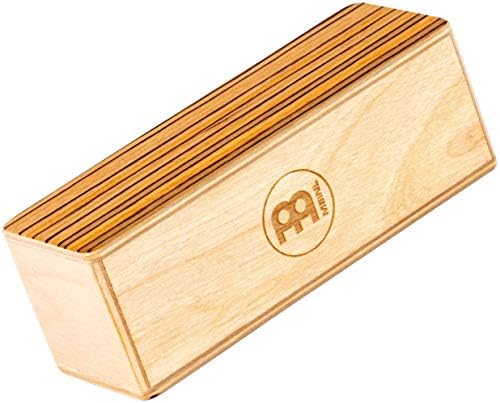 Meinl Percussion Wood Shaker with Exotic Zebrano Top and Bottom, Small Size-NOT Made in China-Baltic Birch Body, 2-Year Warranty, (SH53-S) Meinl Percussion