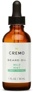 Cremo Beard Oil, Revitalizing Cedar Forest, 1 fl oz - Restore Natural Moisture and Soften Your Beard To Help Relieve Beard Itch Cremo