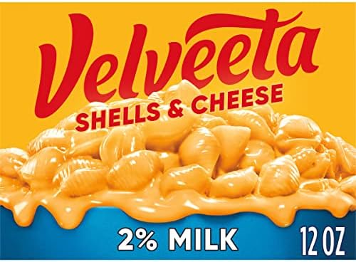 Паста с сырным соусом Velveeta, 2% сыр, 340 г, нежная текстура, быстрое и легкое приготовление, 3 порции Velveeta