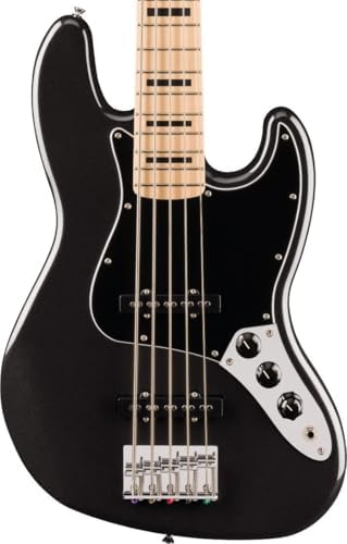 Squier Affinity Series Active Jazz Bass V - Black Fender