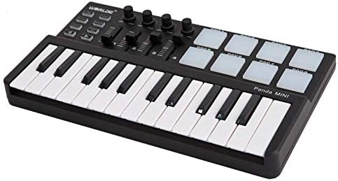 Btuty 25-Key MIDI Keyboard Panda mini Portable Mini Drum Pad MIDI Controller, USB Btuty