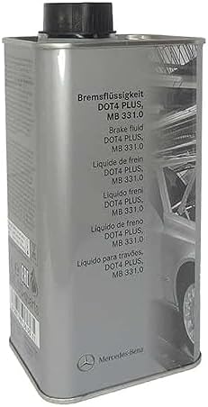 Mercedes GENUINE 1L Brake Fluid DOT 4 PLUS Ultra Low Viscosity MB Spec 331.0 NEW Mercedes-Benz