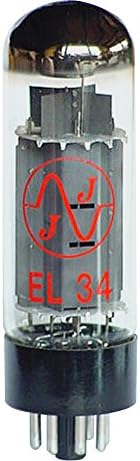 Лампа усилителя JJ Electronics T-EL34-JJ-MP, мощность до 25 Вт, тип EL34/6CA7, в одиночном и парном исполнении JJ Electronics