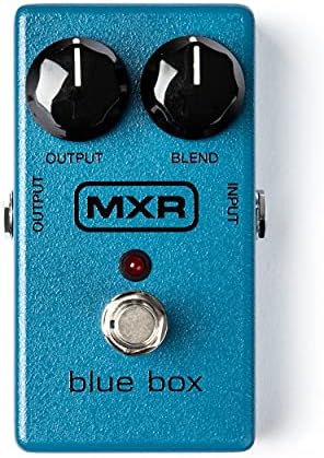 MXR Blue Box™ Octave Fuzz, эффект дублирования сигнала на два октавы вниз для мощного звука MXR