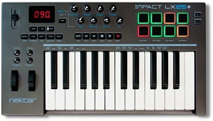 MIDI-клавиатура Nektar Impact LX25 Plus с 25 клавишами и интеграцией для 11 DAW Nektar