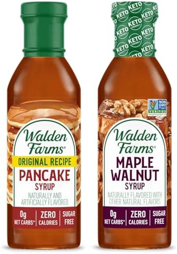 Walden farms Calorie Free Maple Walnut Syrup & Pancake Syrup 12 oz Walden Farms