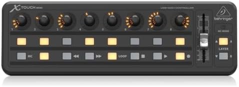 Универсальный USB контроллер Behringer X-Touch Mini с режимом Mackie Control и мастер-фейдером 60 мм Behringer