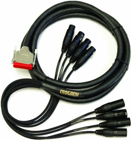 Mogami GOLD AES TD DB25 XLR-05 5 Feet DB25 to XLR 8 Channels Cable Compatible with AVID, Panasonic and Tascam Digital Recording Machines Mogami