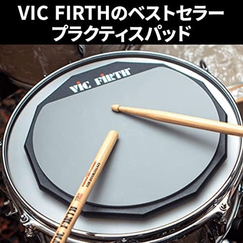 Практический пэд Vic Firth 12" с двойной игральной поверхностью и натуральной резиновой основой для удобной тренировки Vic Firth