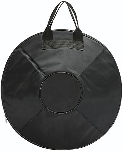 "Lark Music" hand pan in D Minor 9 notes steel hand drum + Soft Hand Pan Bag (22.8" (58cm), Deep Blue (D Minor) 9 notes D3 A Bb C D E F G A) Lark Music