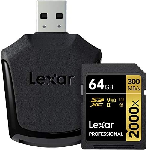 Lexar Professional 2000x 32GB SDHC UHS-II Card (LSD32GCBNA2000R) Lexar